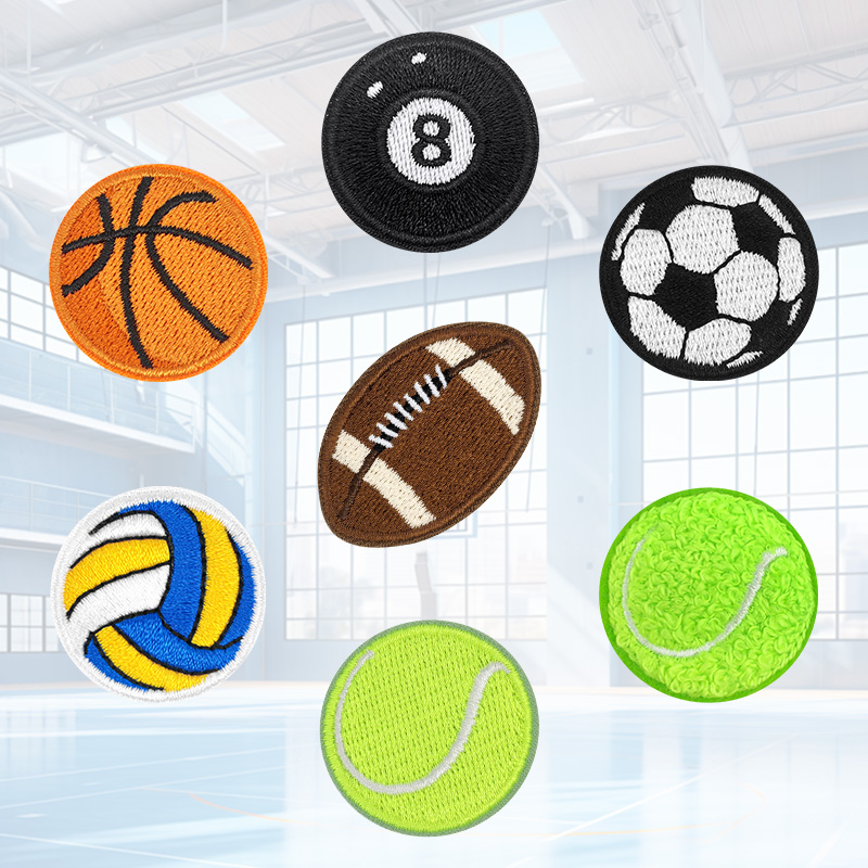 Badminton Icon - Parches bordados de fútbol, tenis, voleibol,