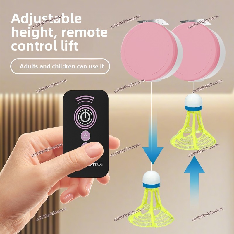 Badminton Rebound Trainer - Entrenador de bádminton para interiores, reboteador,
