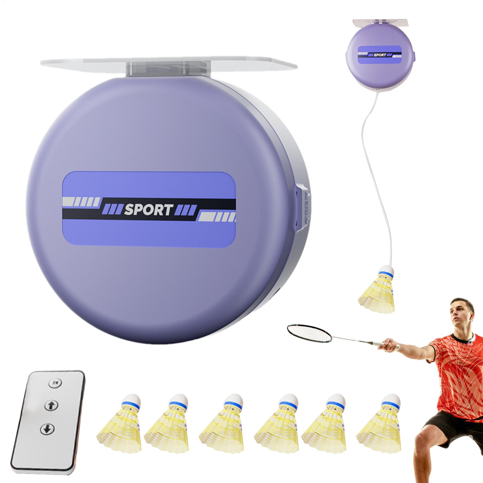 Badminton Rebound Trainer - Entrenador de bádminton portátil, práctica de
