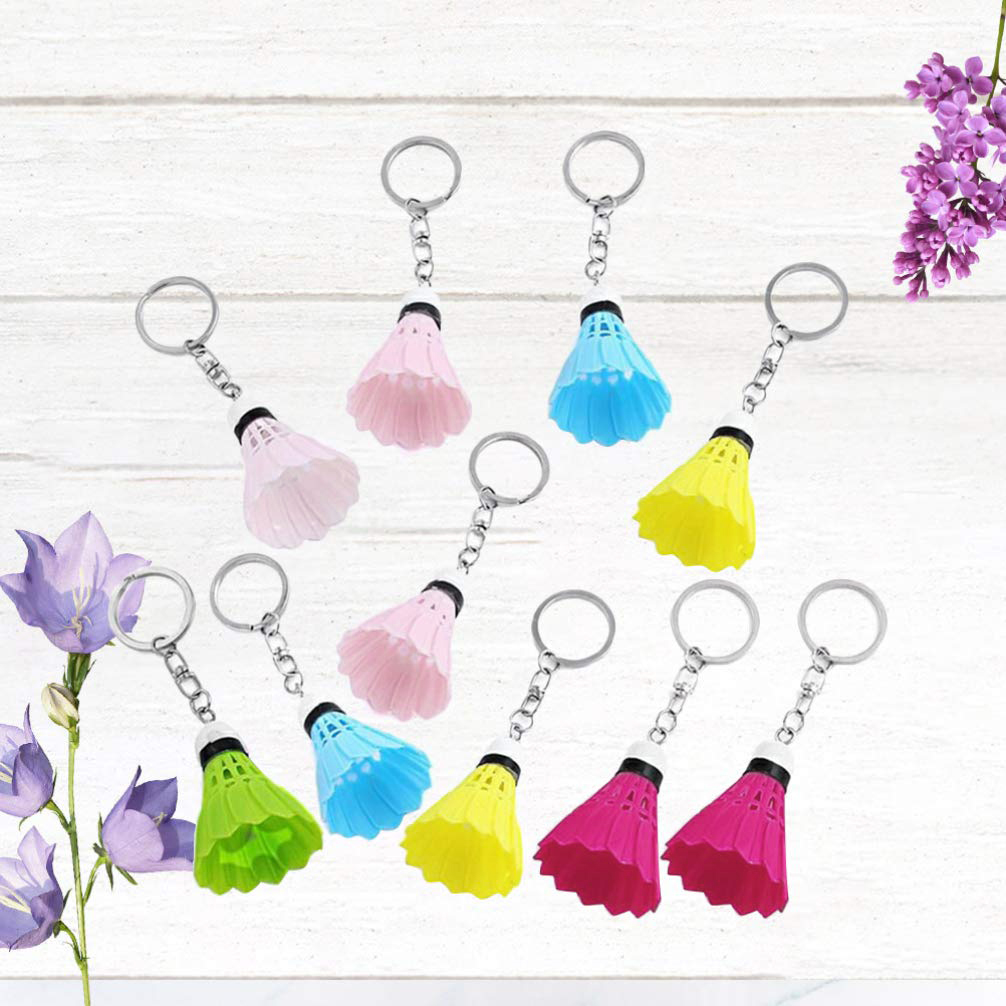 60 uds 6 colores lindo llavero - Badminton Event reseña y precio