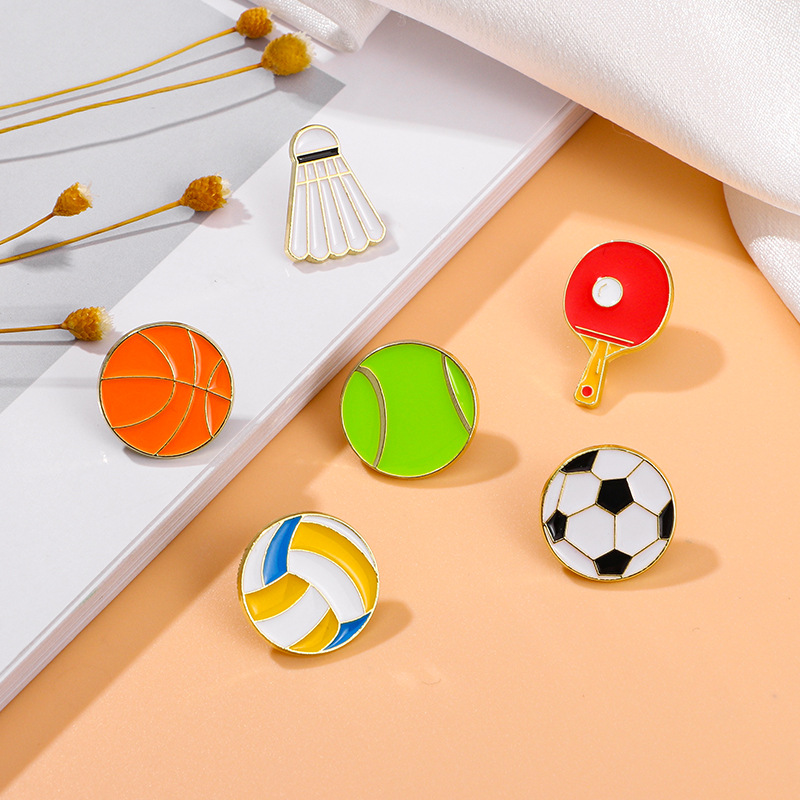 Broche de dibujos animados de  - Badminton Icon reseña y precio