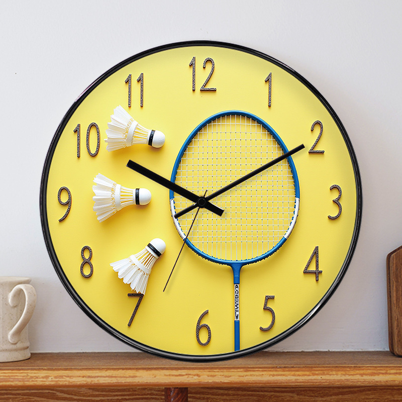 Reloj de Pared para Pista de B - Badminton Hall reseña y precio