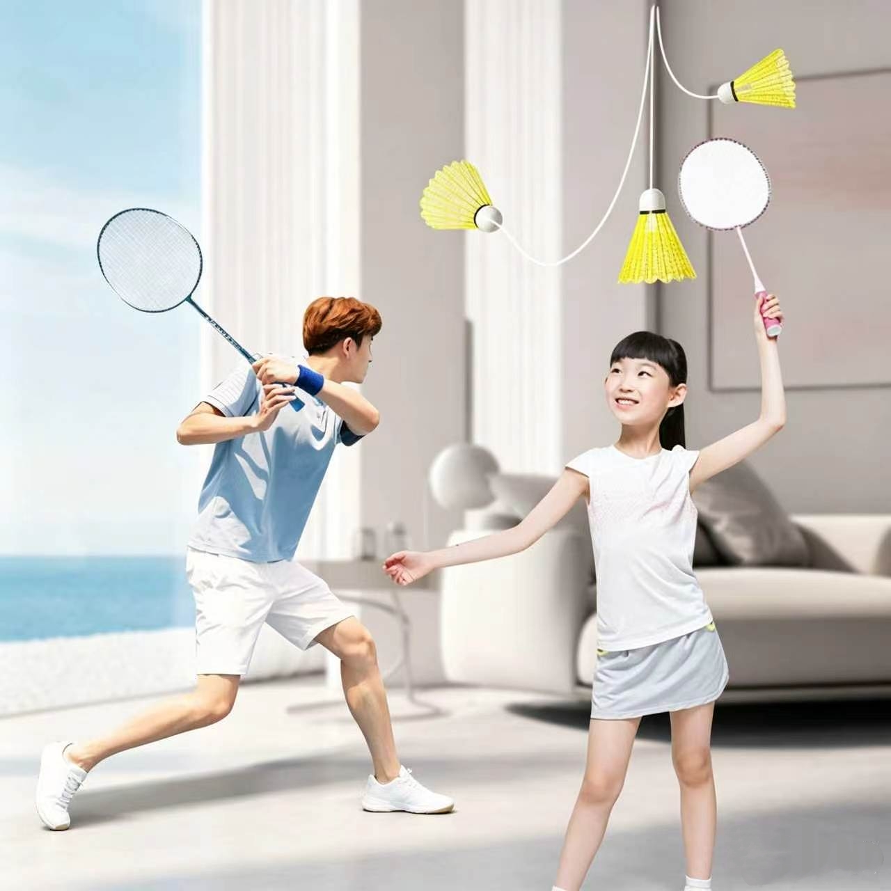 Juego de bádminton elástico de - Badminton Talk reseña y precio