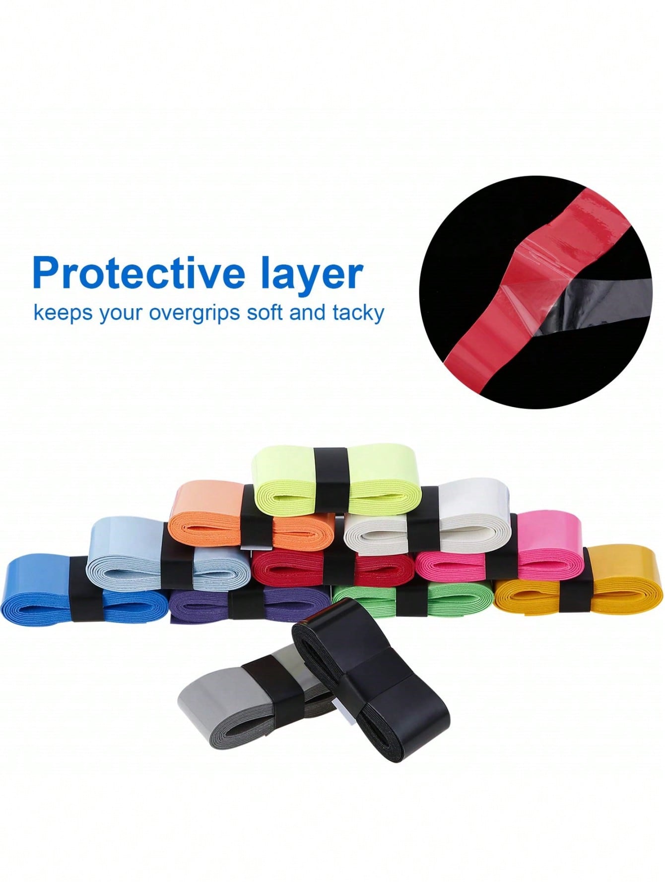 Cinta de agarre elástica antid - Badminton Grip Tape reseña y precio