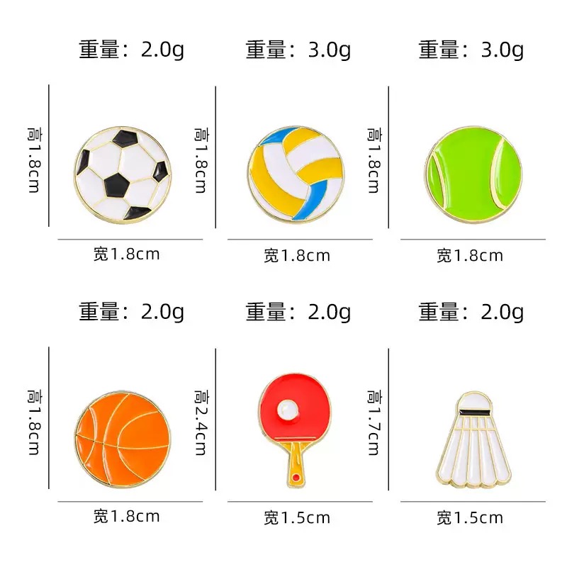 Pins Esmaltados de Balones Dep - Badminton Icon reseña y precio