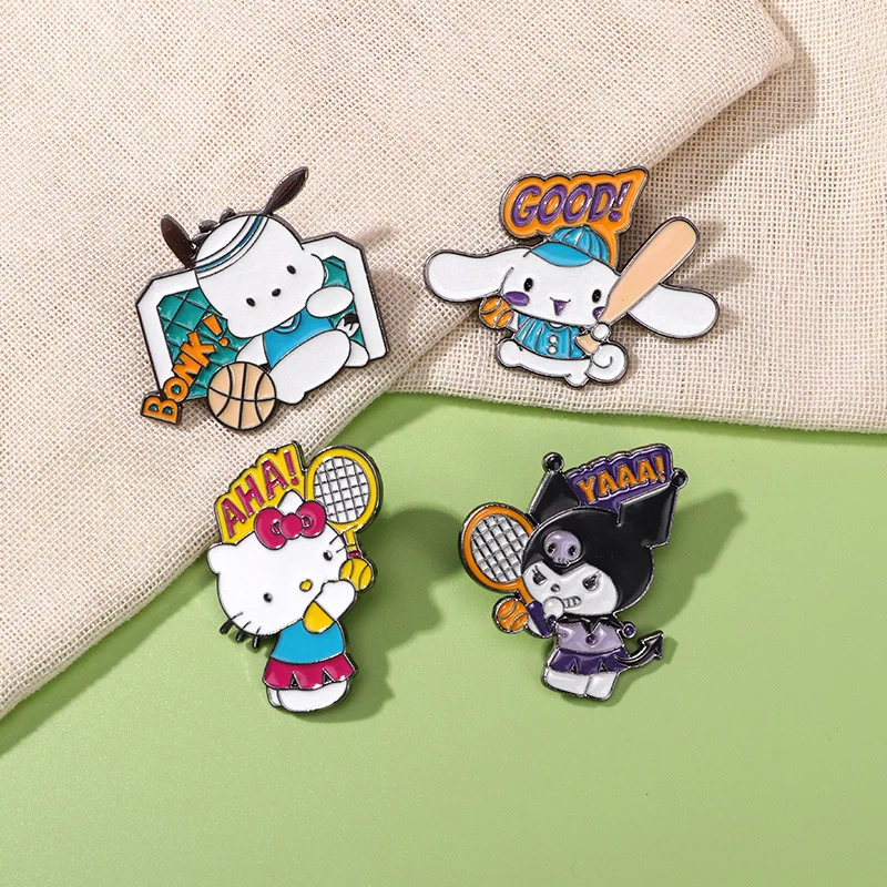 Insignia de Metal de dibujos a - Badminton Icon reseña y precio