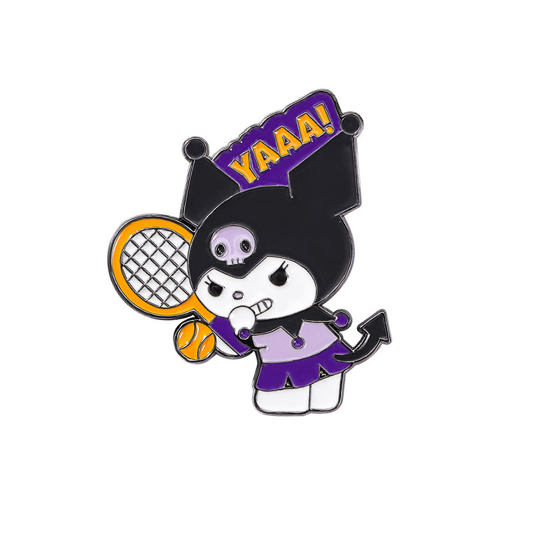 Insignia de Metal de dibujos a - Badminton Icon reseña y precio